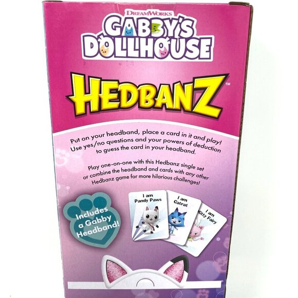 Gabby's Dollhouse Hedbanz Expanz Card Guessing Game Questions Clues - Picture 4 of 5